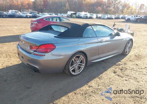 2013 BMW 640I from USA, damaged, VIN WBALW7C58DDX58532